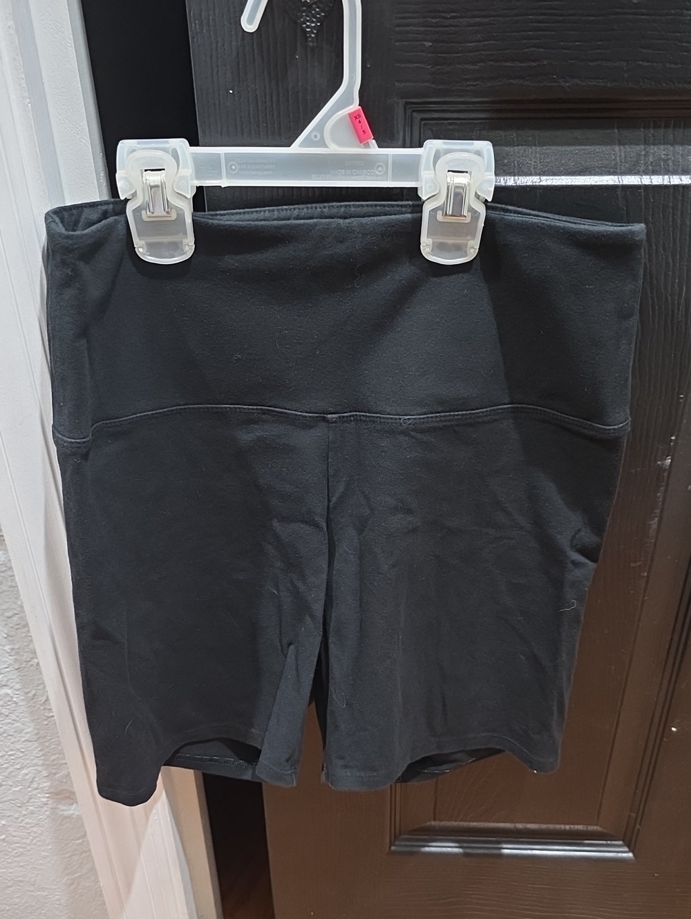 PINK Victoria's Secret Black High-Rise Bike Shorts